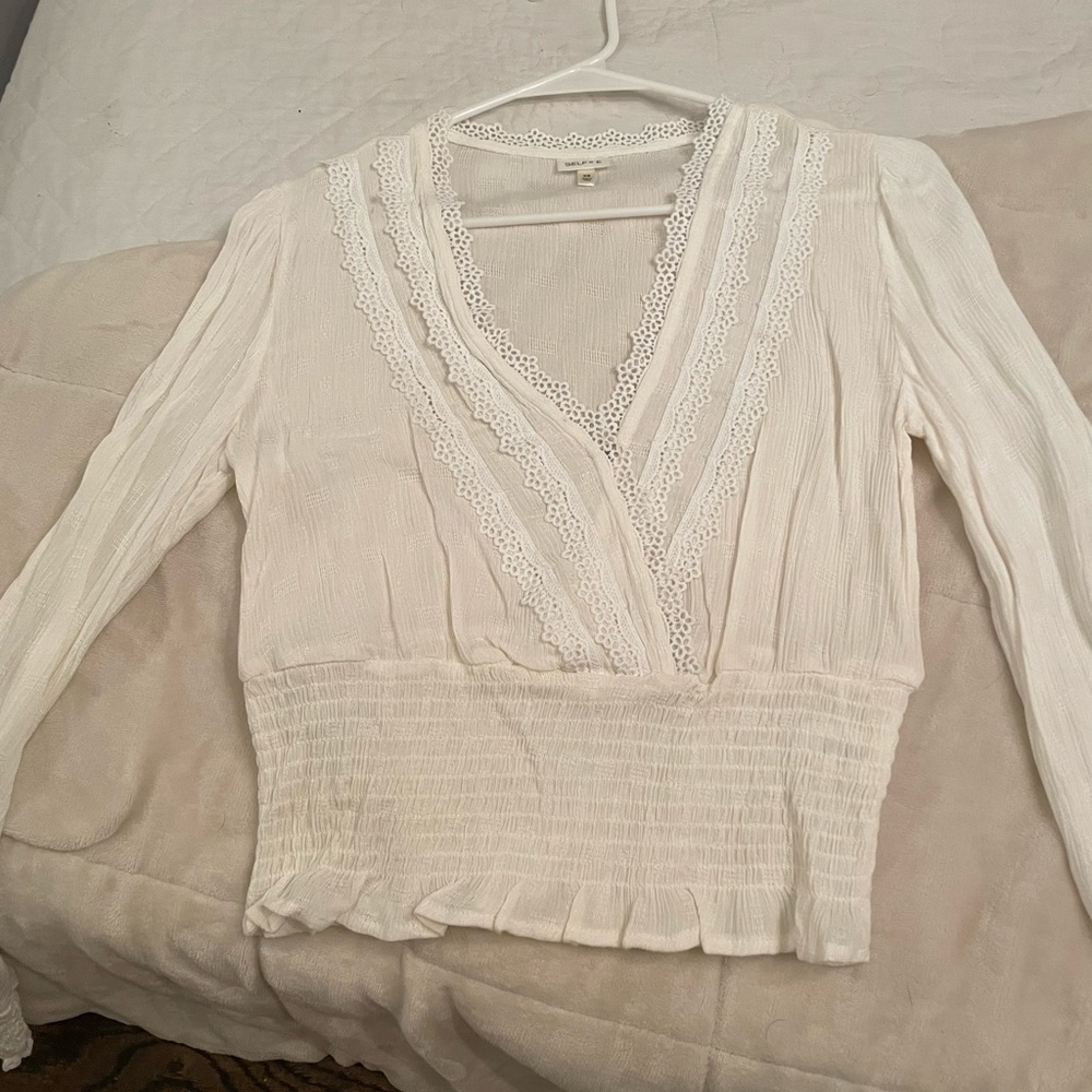 small white blouse